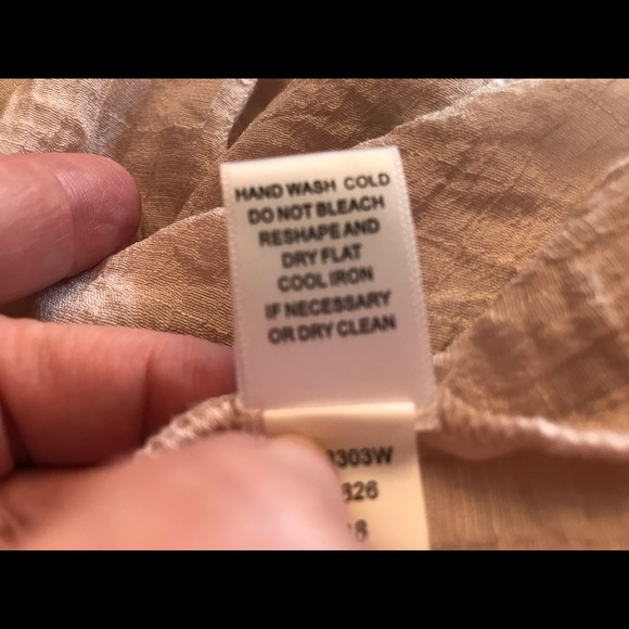 Like New Spense Boho Style Top. Champagne/Linen in Color. - Picture 9 of 10